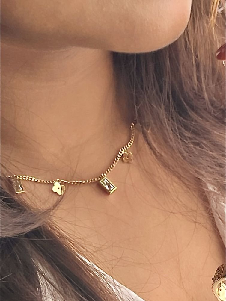 Aurielle Prism Charm Necklace
