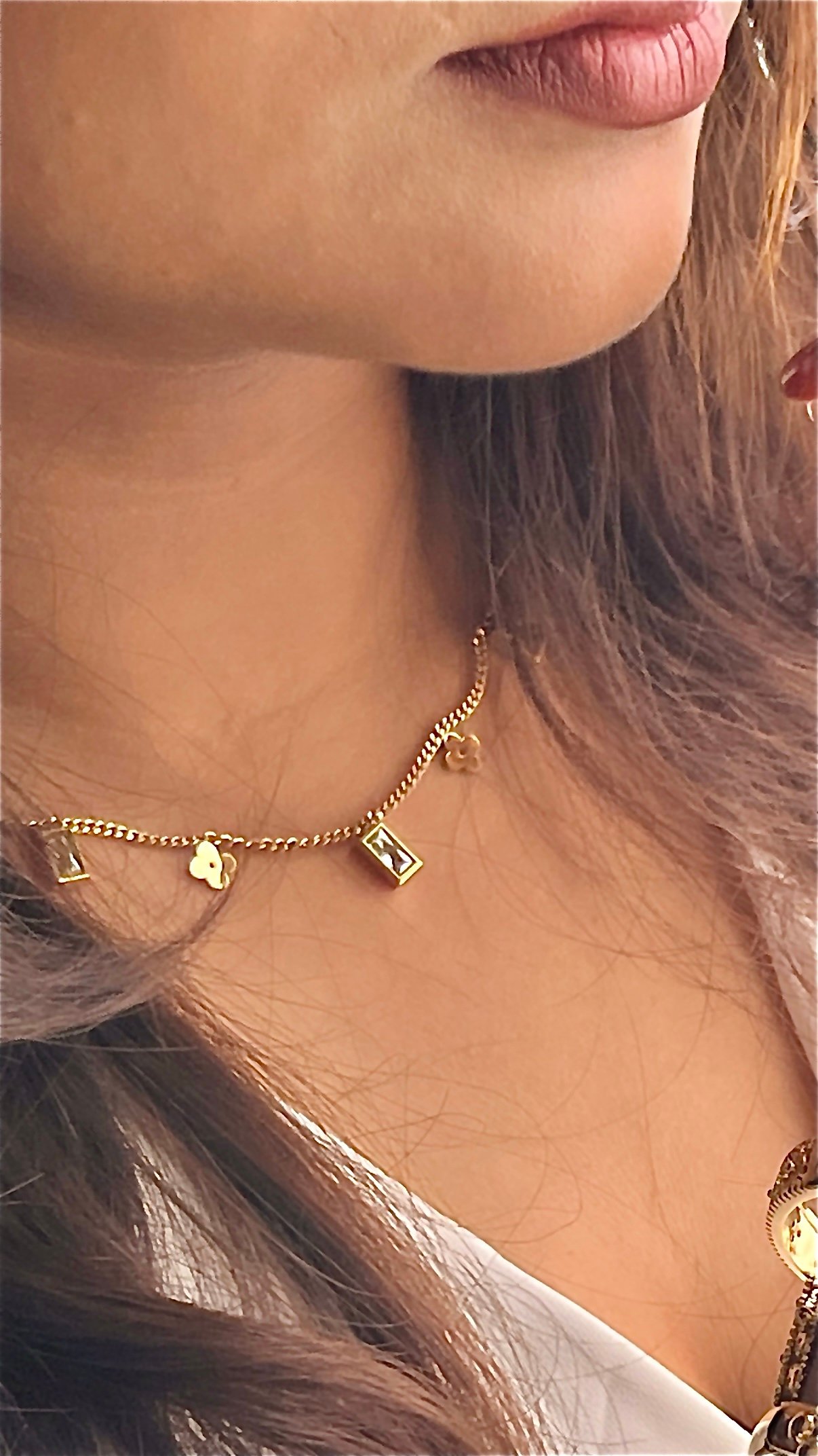 Aurielle Prism Charm Necklace