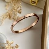 Aurelia Crystal Clover Bangle