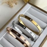 Celestia Clover Crystal Bangle