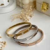 Celestia Clover Crystal Bangle