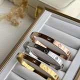 Aurelia Crystal Clover Bangle