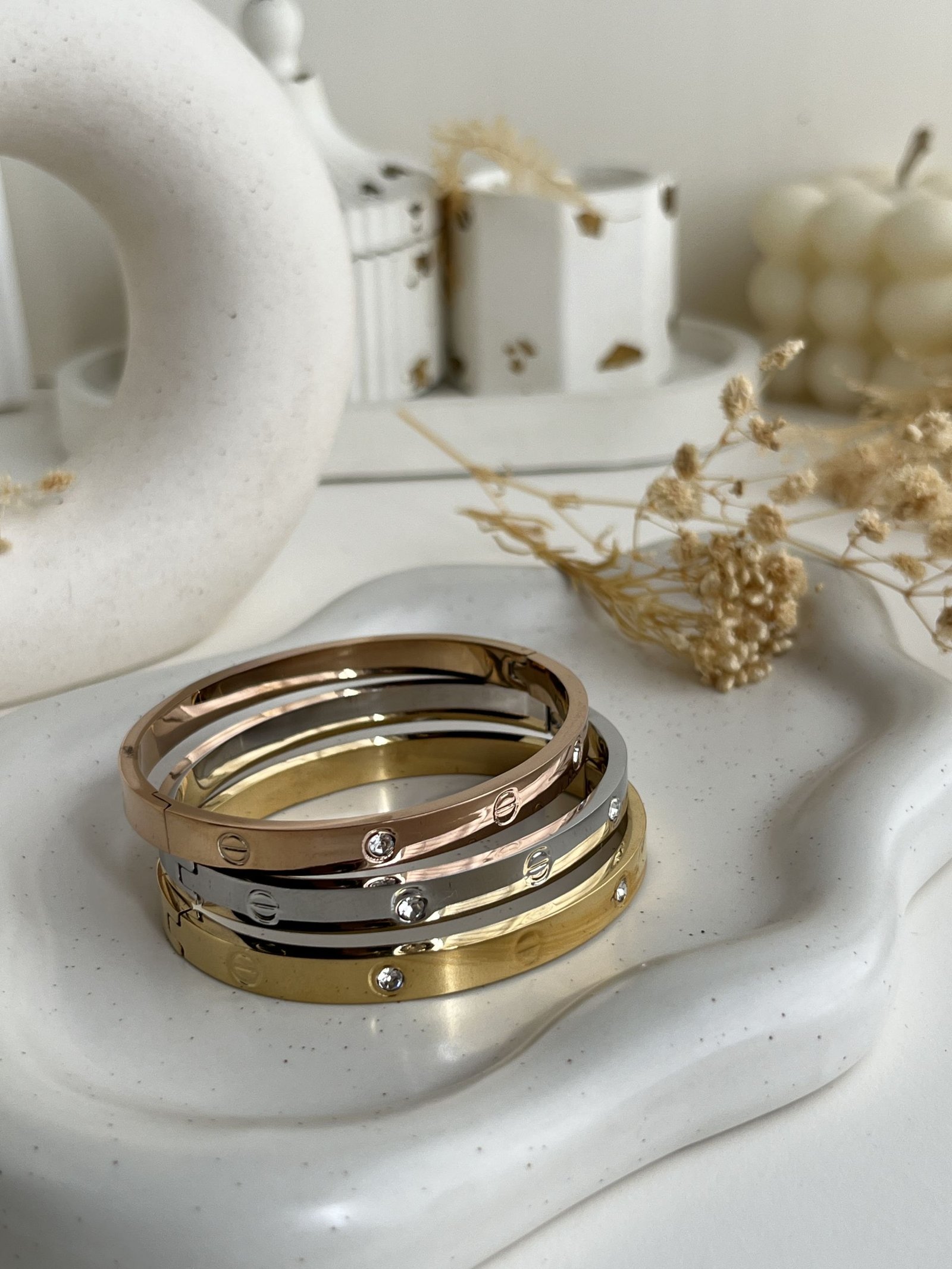 Eternal Unity Diamond Love Bangle