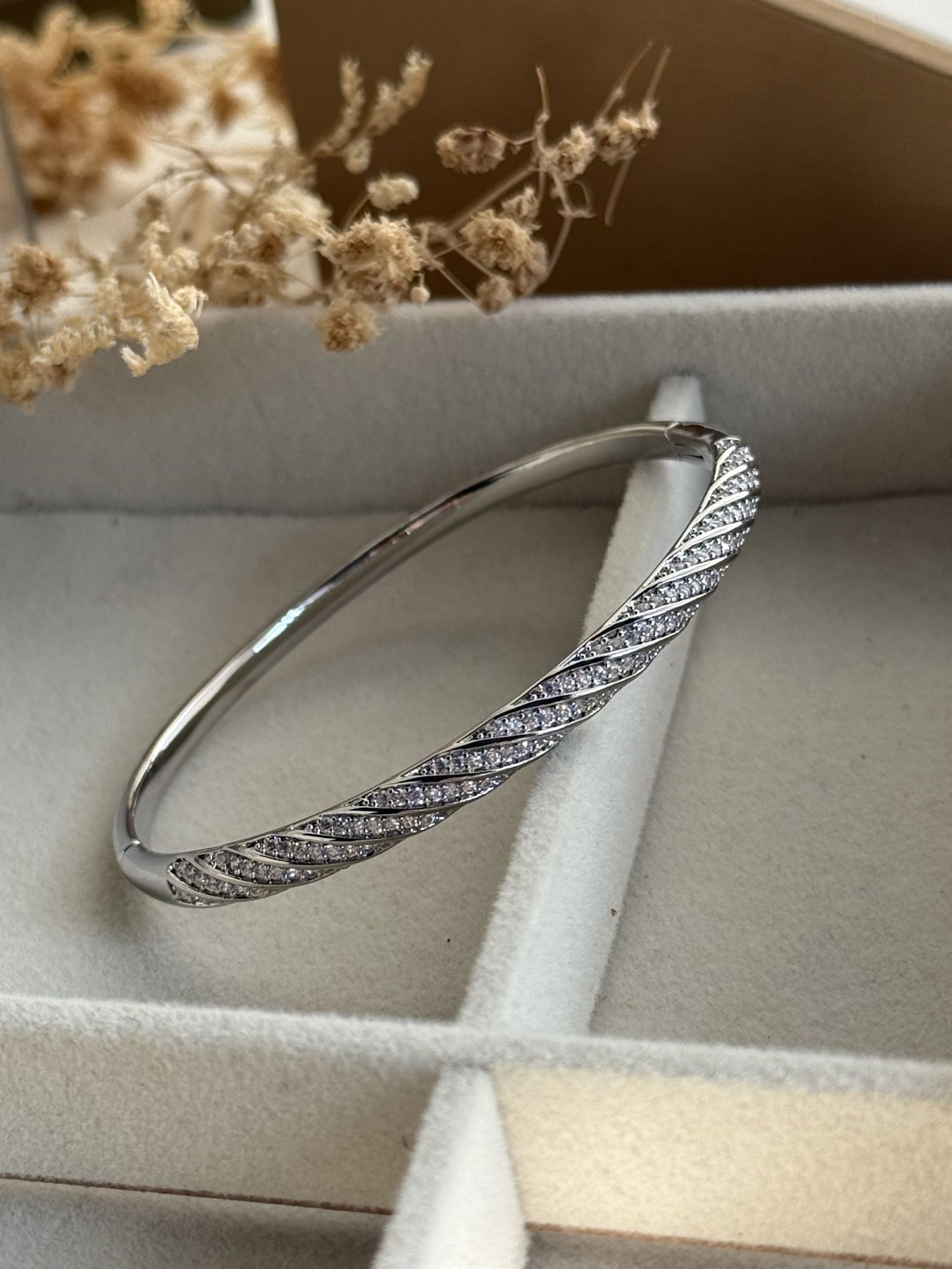 Aurelia Spiral Pavé Cuff