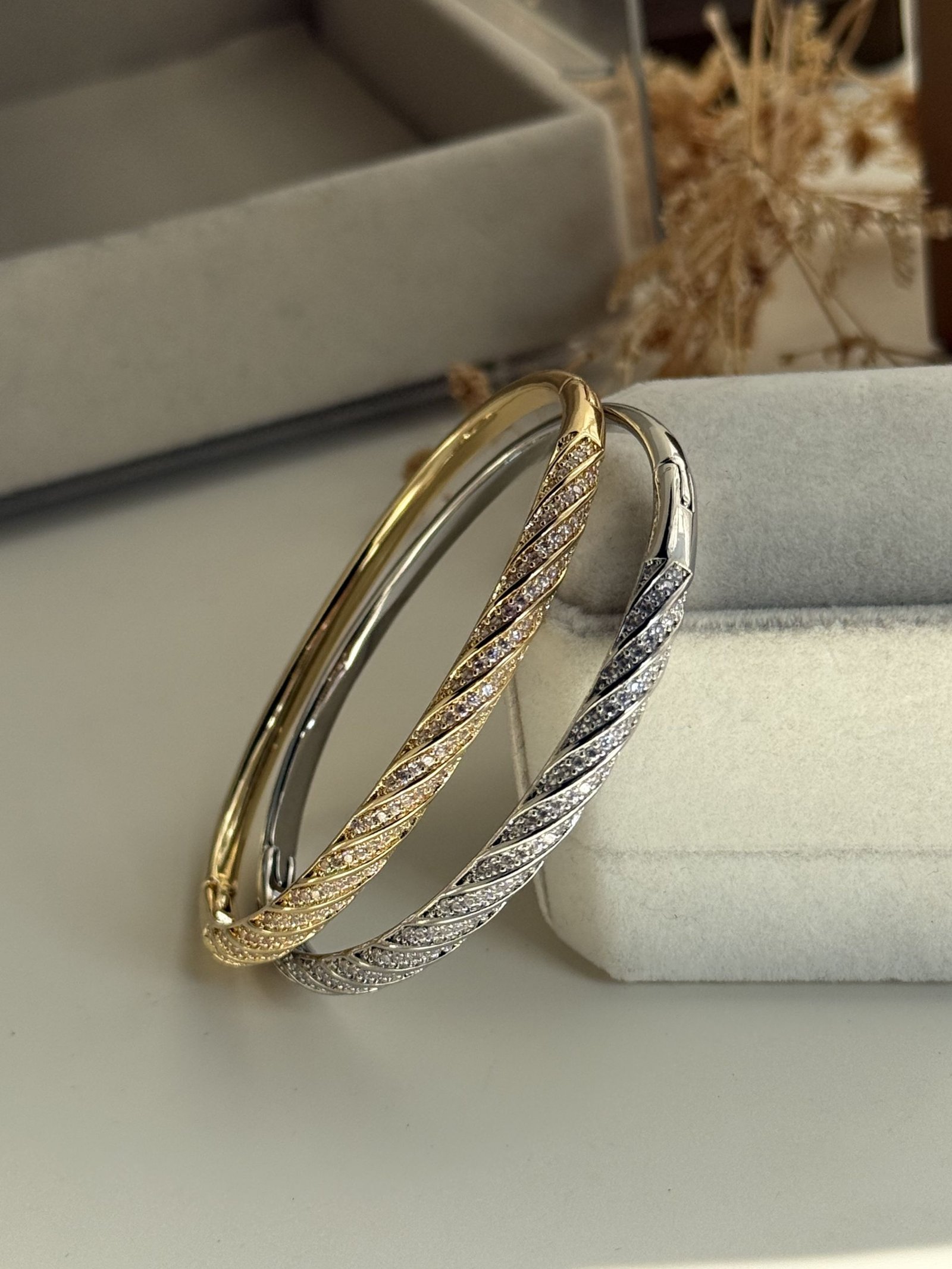 Aurelia Spiral Pavé Cuff