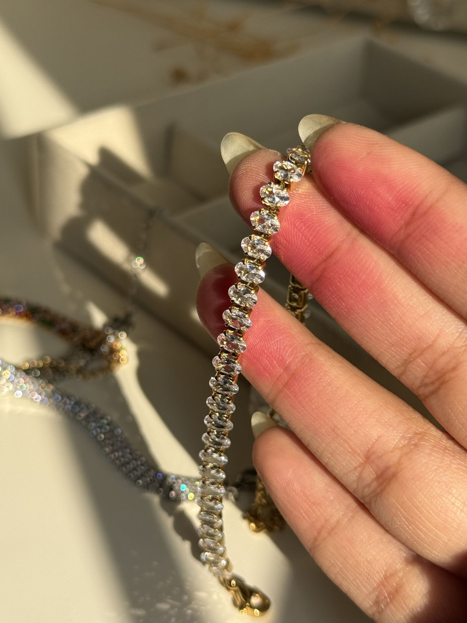 CZ Tennis Chain Bracelet