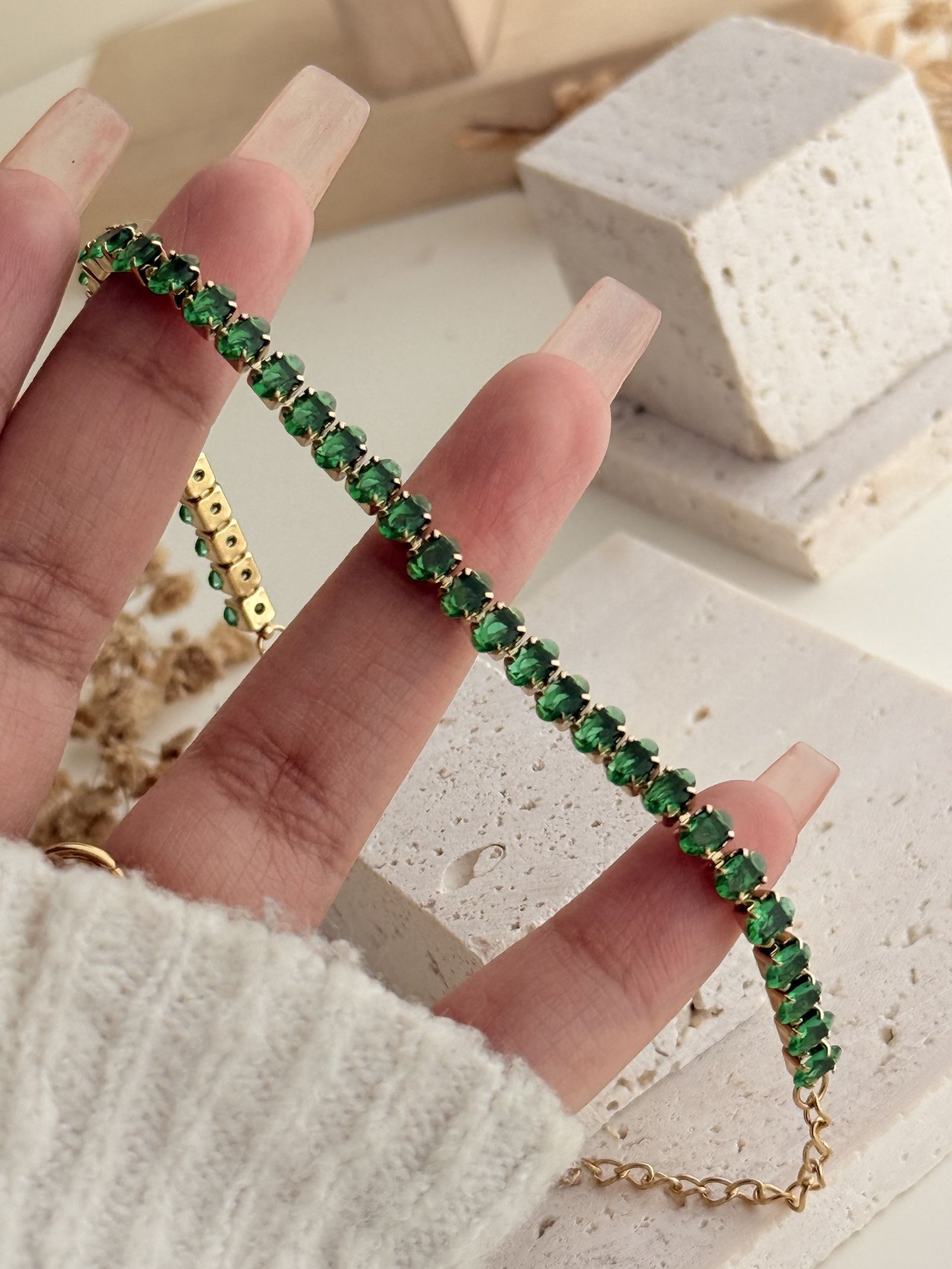 CZ Tennis Chain Bracelet