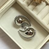 Lunara Teardrop Stud Earrings