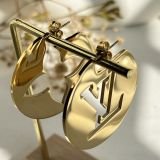 Aurelle Emblem Hoop Earrings