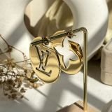 Aurelle Emblem Hoop Earrings