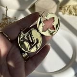 Aurelle Emblem Hoop Earrings