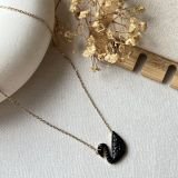 Aura Swan Pavé Necklace