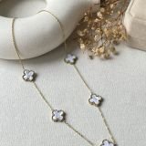 Elvara Five Clover Chain Necklace