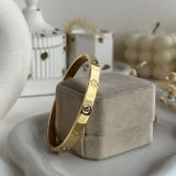 Aurelia Crystal Clover Bangle