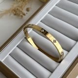 Celestia Clover Crystal Bangle