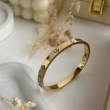 Celestia Clover Crystal Bangle
