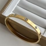 Celestia Clover Crystal Bangle