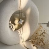 Celestia Crystal Clover Chain Bracelet