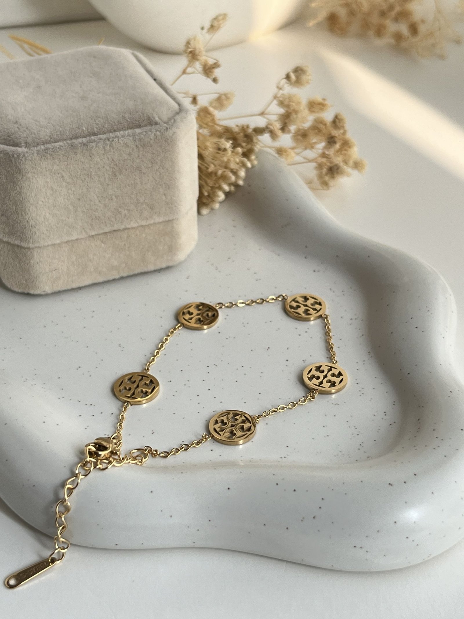 Mireya Medallion Chain Bracelet