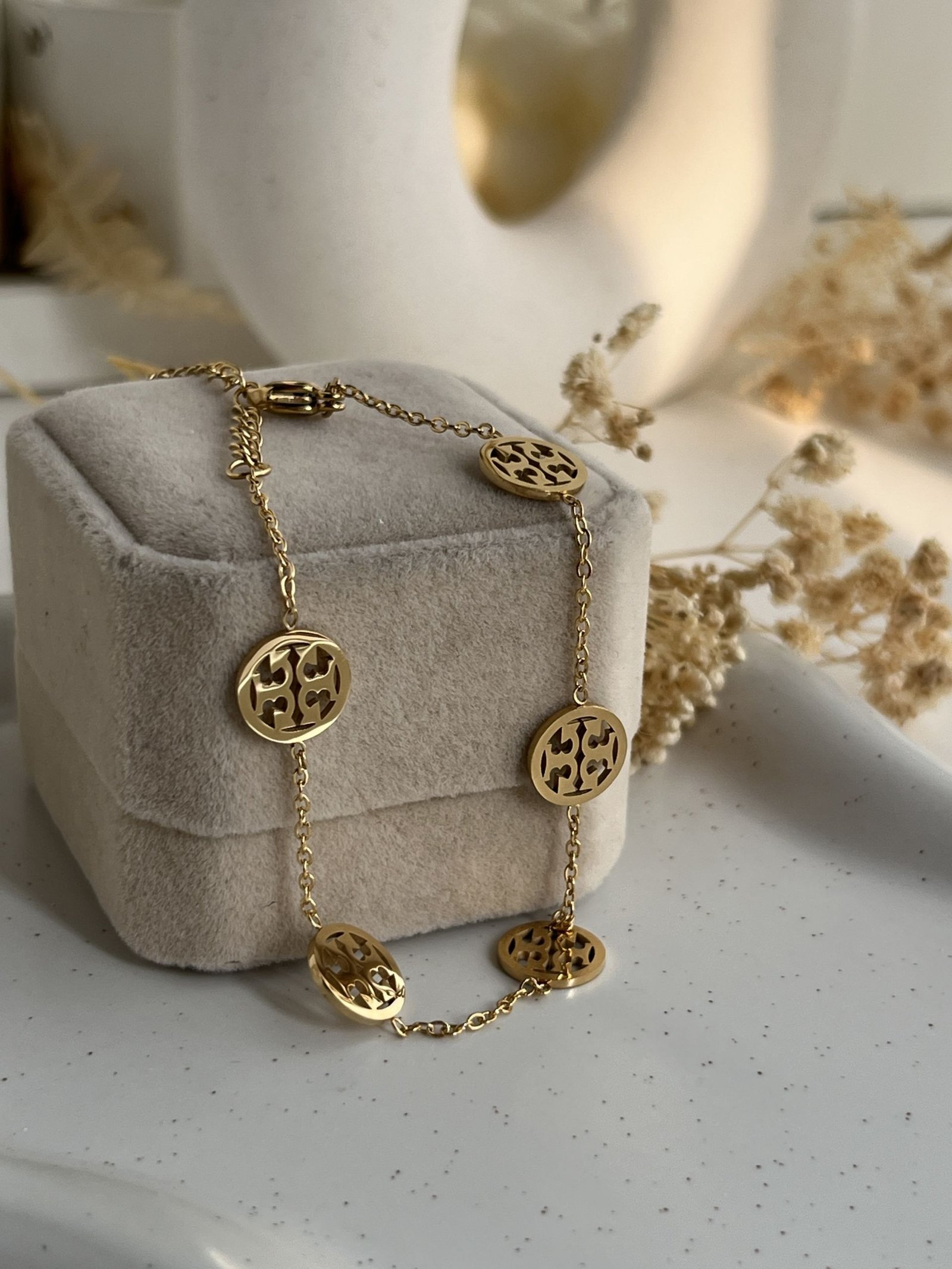 Mireya Medallion Chain Bracelet