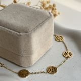 Mireya Medallion Chain Bracelet