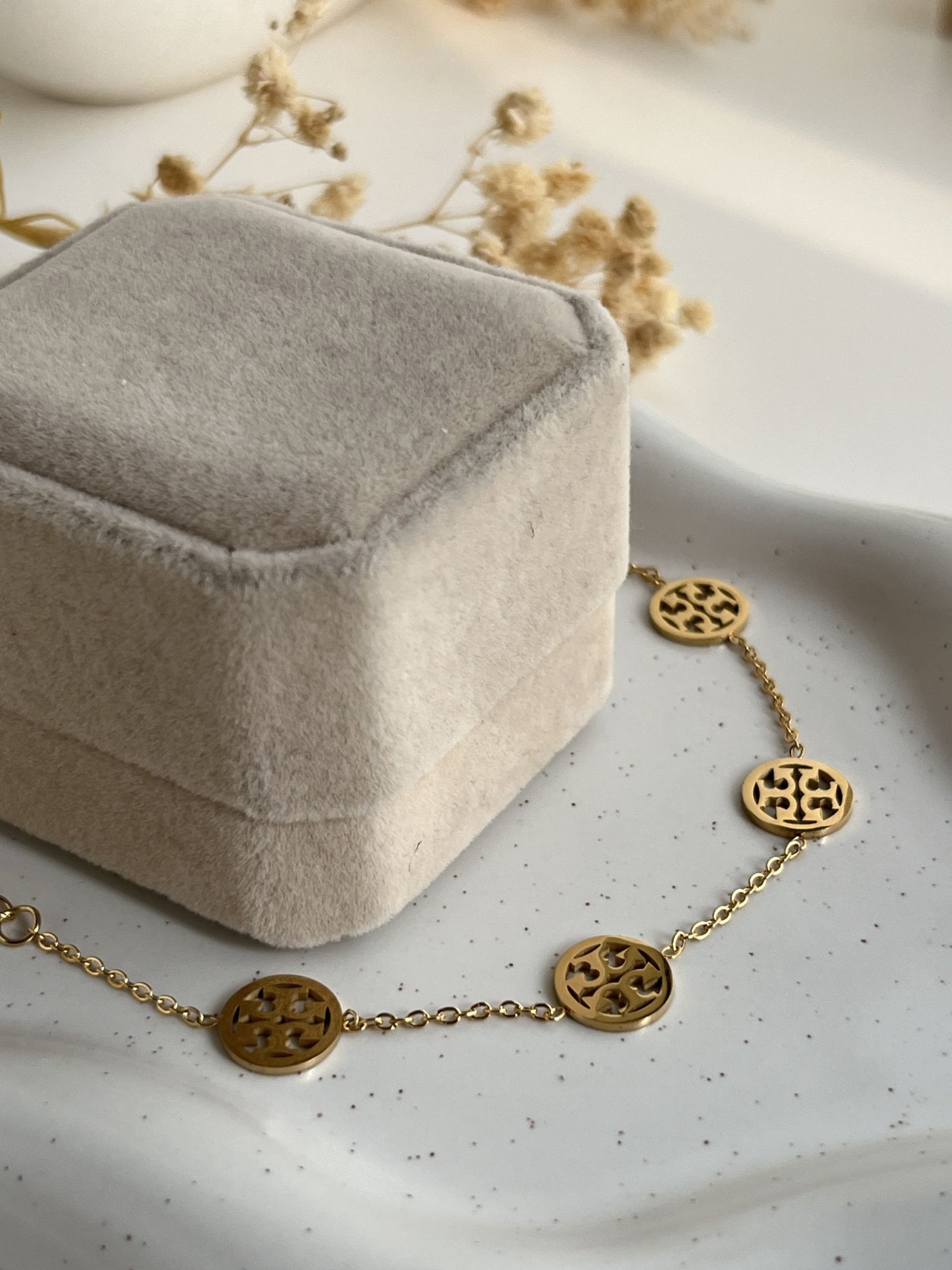 Mireya Medallion Chain Bracelet