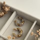 Nolita Pearl Twist Hoops