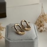 Aurelia Link Hoop Earrings