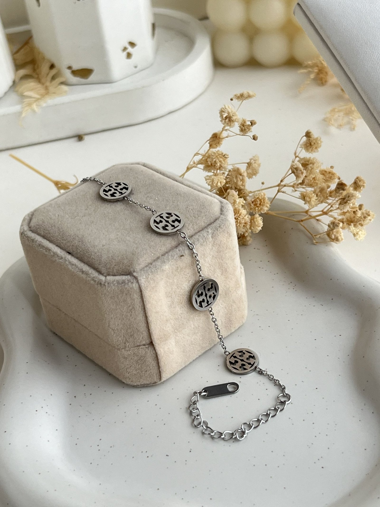 Mireya Medallion Chain Bracelet