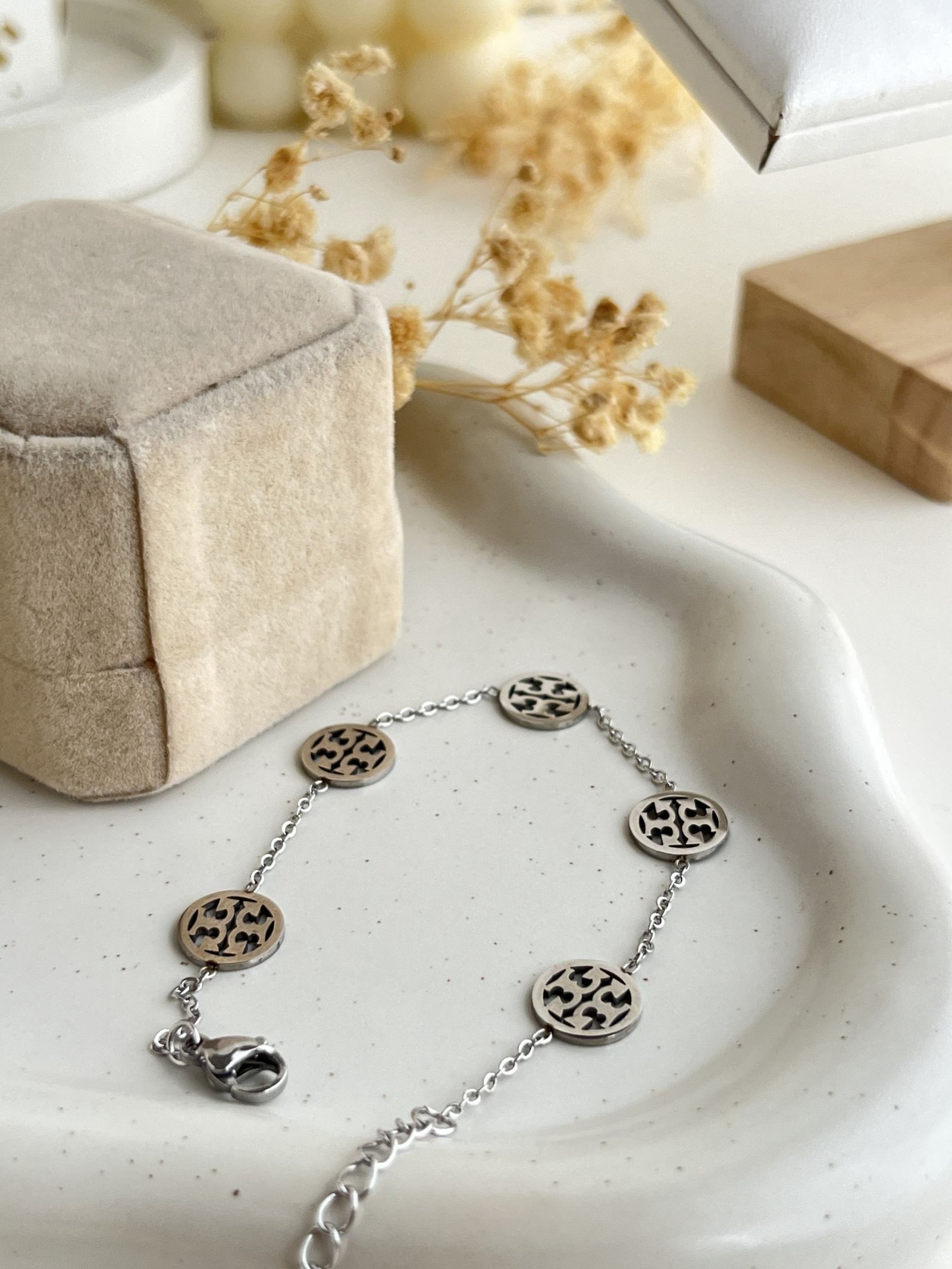 Mireya Medallion Chain Bracelet