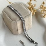 Seraphine Crystal Link Chain Bracelet