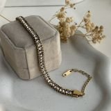 Seraphine Crystal Link Chain Bracelet