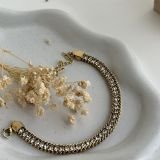 Seraphine Crystal Link Chain Bracelet