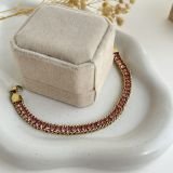 Seraphine Crystal Link Chain Bracelet