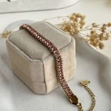 Seraphine Crystal Link Chain Bracelet