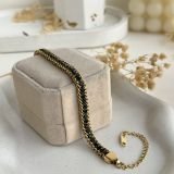 Seraphine Crystal Link Chain Bracelet