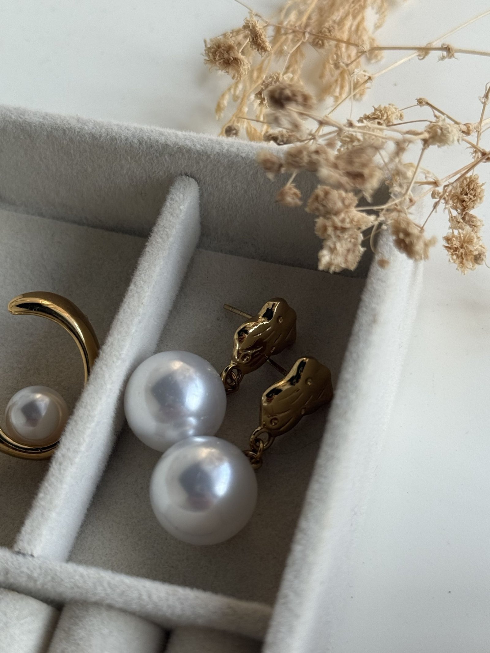 Kayley Southsea Pearl Drop Earrings