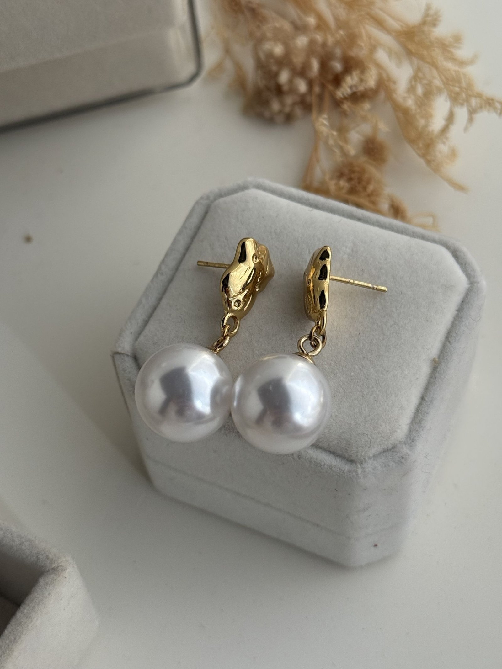 Kayley Southsea Pearl Drop Earrings