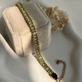 Aureline Duo-Tone Tennis Chain Bracelet