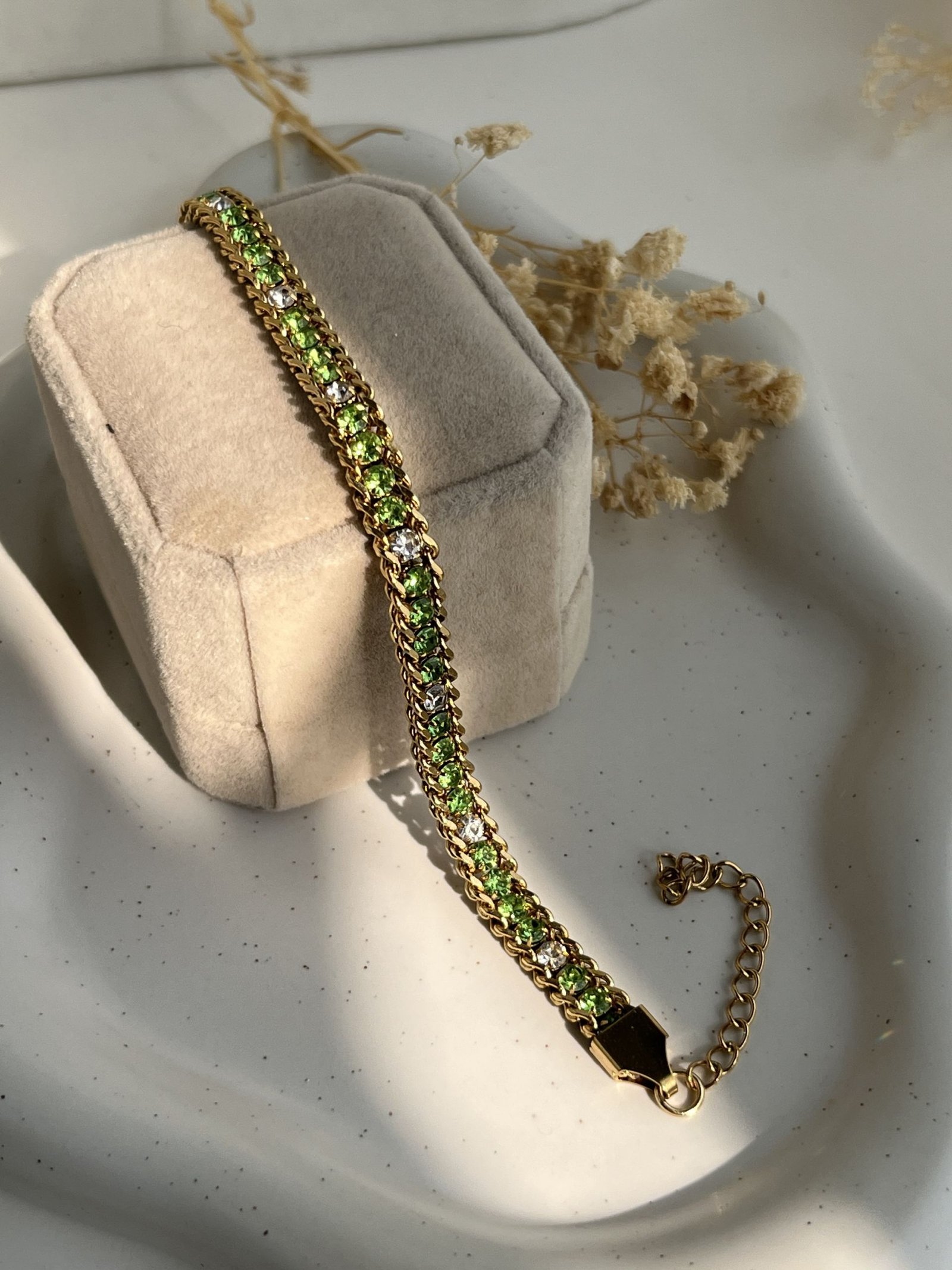 Aureline Duo-Tone Tennis Chain Bracelet