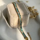 Aureline Duo-Tone Tennis Chain Bracelet