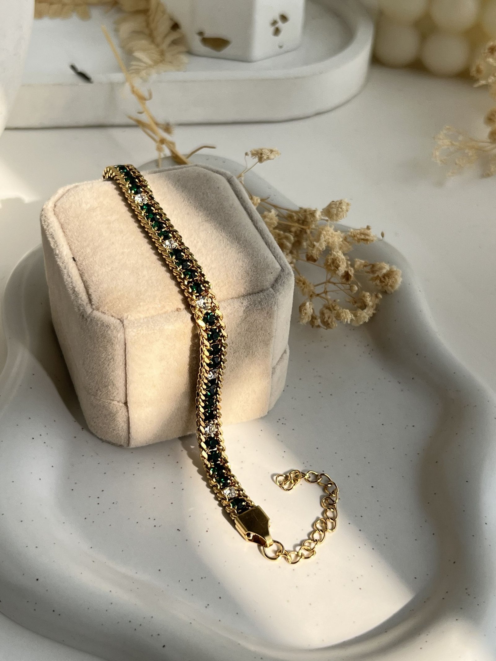 Aureline Duo-Tone Tennis Chain Bracelet