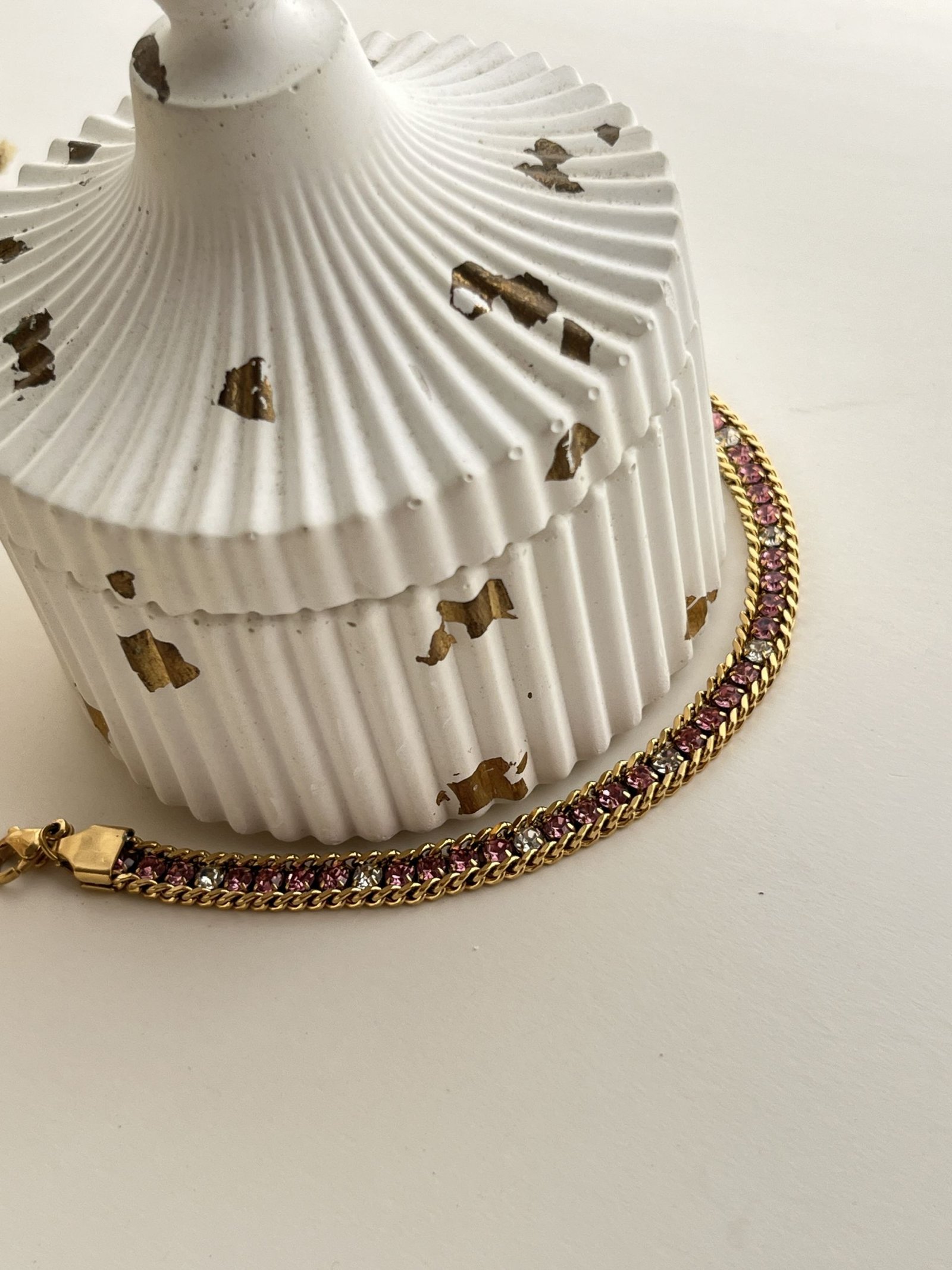 Aureline Duo-Tone Tennis Chain Bracelet