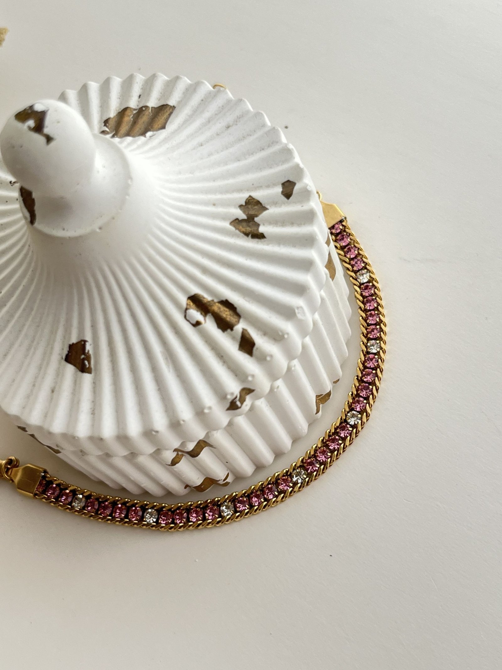 Aureline Duo-Tone Tennis Chain Bracelet