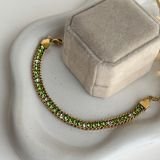 Aureline Duo-Tone Tennis Chain Bracelet