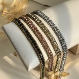 Aureline Duo-Tone Tennis Chain Bracelet