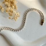 Lunessa Oval Tennis Chain Bracelet