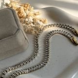 Lunessa Oval Tennis Chain Bracelet