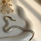 Veloria Baguette Tennis Chain Bracelet