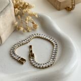 Veloria Baguette Tennis Chain Bracelet